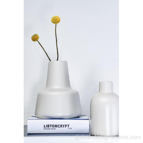 Colorful Vase Set White Classic Ceramic Vase Factory